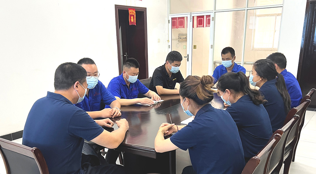 Dafeng Mingyue Bearing Bush Co., Ltd. a avut a 8-a întâlnire lunară pentru 2024